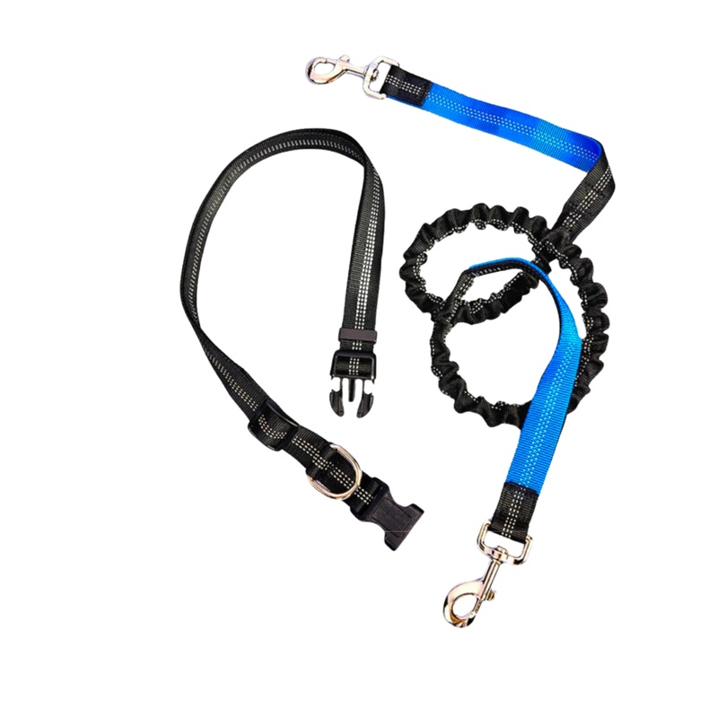 Ashario Pets - "FlexiRun" Reflective Pet Running Leash - 123cm
