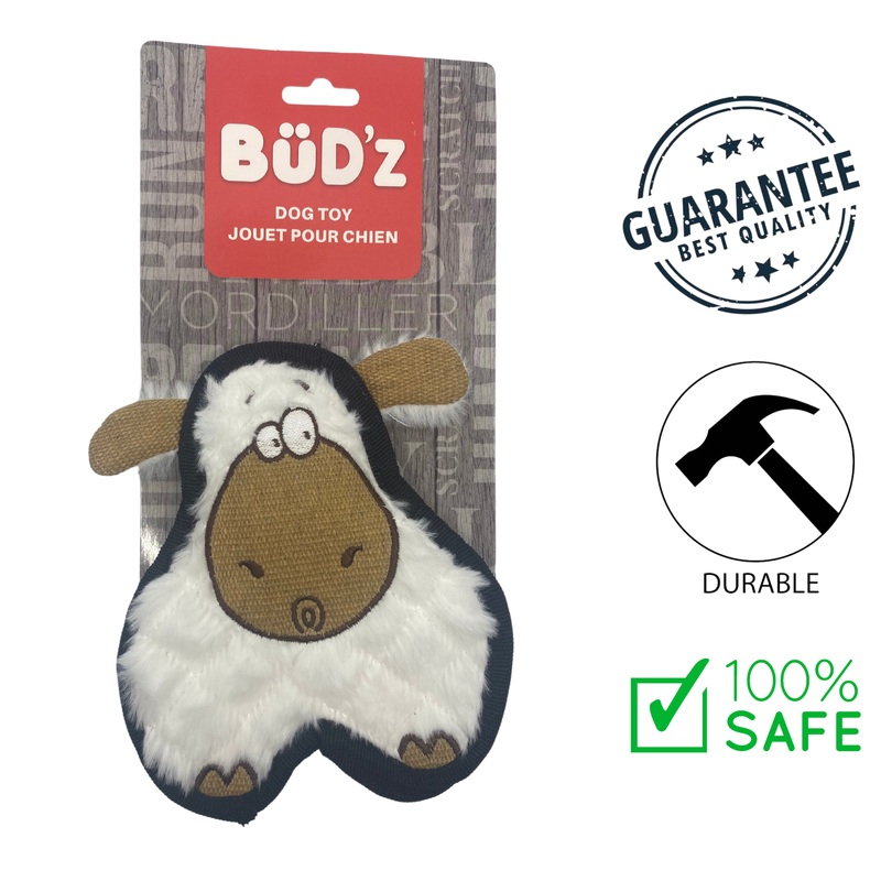 BuD'z - Crinkle Dog Toy Baby Sheep
