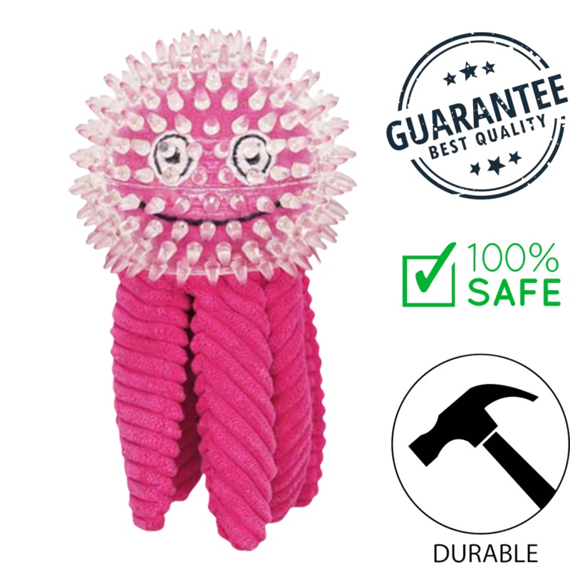 BuD'z - Octopus Dog Toy - Pink
