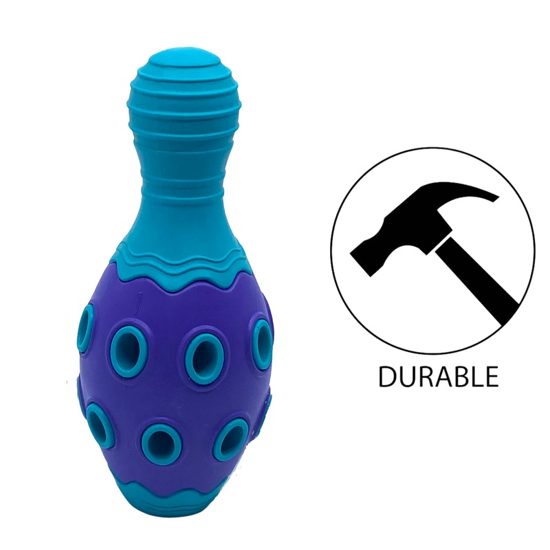 BuD'z - Rubber Astro Bowling Pin - Blue Dog