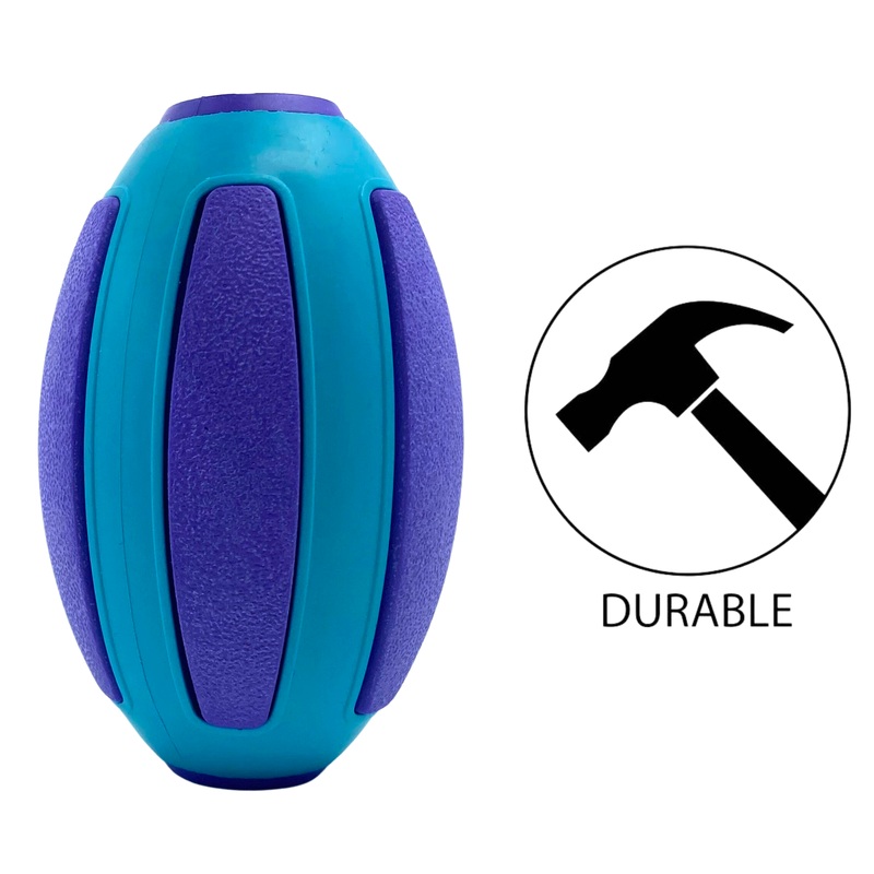 BuD'z - Rubber Astro Football - Blue Dog
