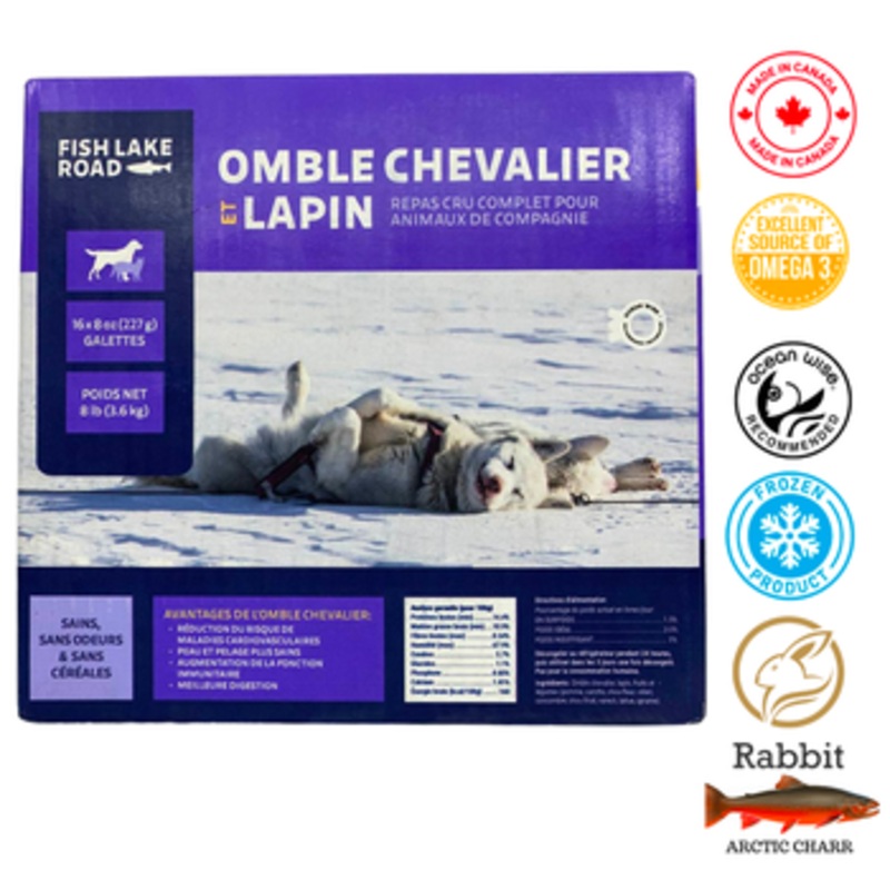 Fish Lake Road - Complete Raw Meal Arctic Charr & Rabbit - 8 lb