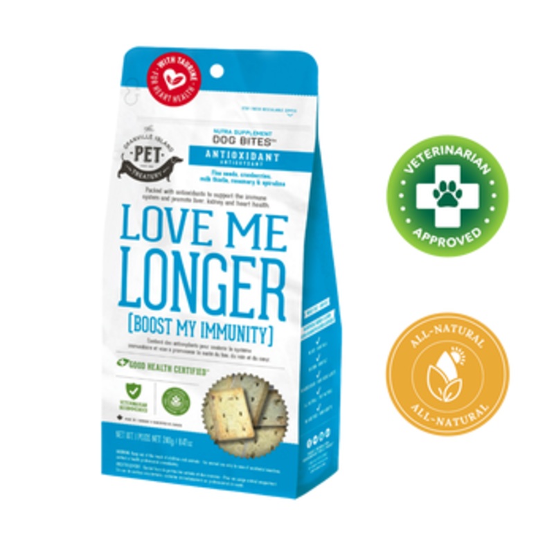 Granville Island Pet Treatery - Superfood Treats Love Me Longer Boost My Immunity Dog Treats - 240 Grams
