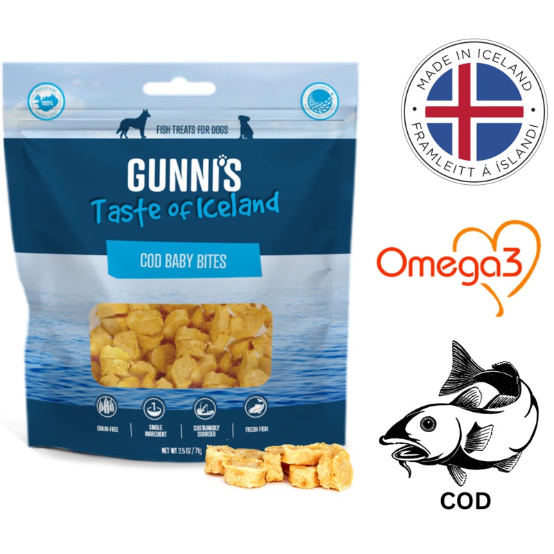 Gunni's - Taste Of Iceland Cod Baby Bites - 2.5 Oz