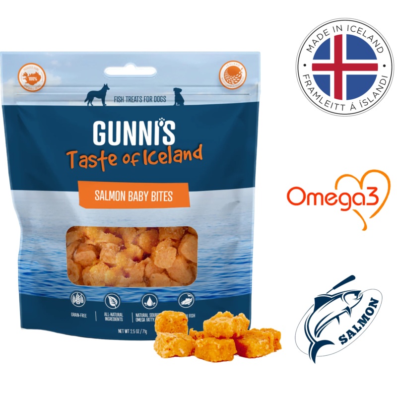 Gunni's - Taste Of Iceland Salmon Baby Bites - 2.5 Oz