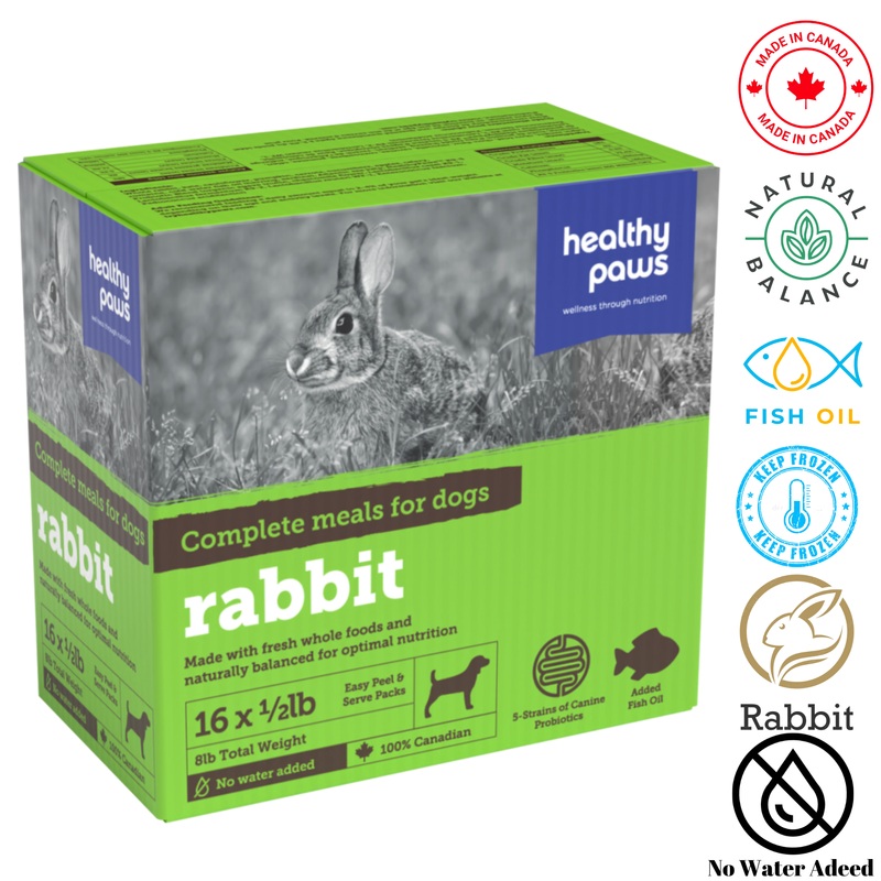 Healthy Paws - Canine Complete Dinner Rabbit - 0.5 lb