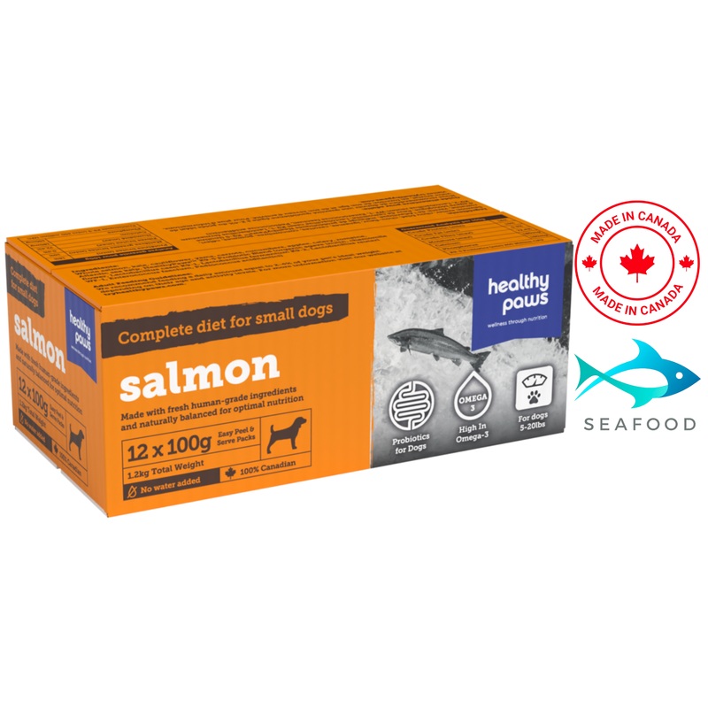 Healthy Paws - Small Canine Complete Dinner Salmon - 100 Grams