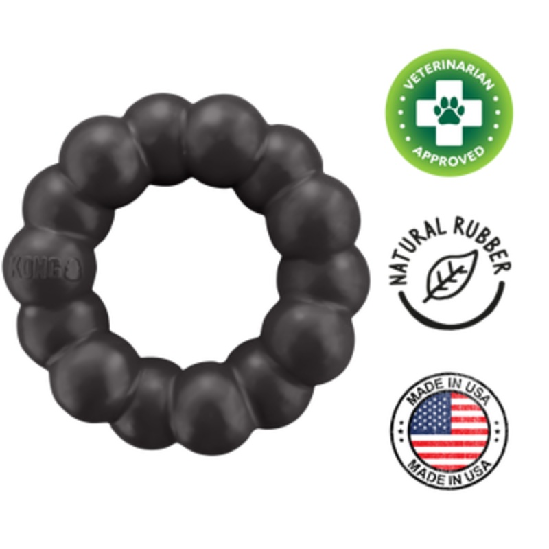 KONG - Black Extreme Ring Dog Toy