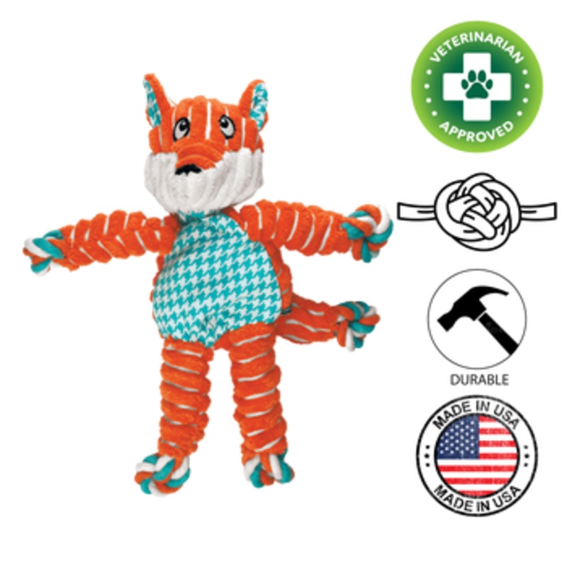 KONG - Floppy Knots Fox Dog Toy