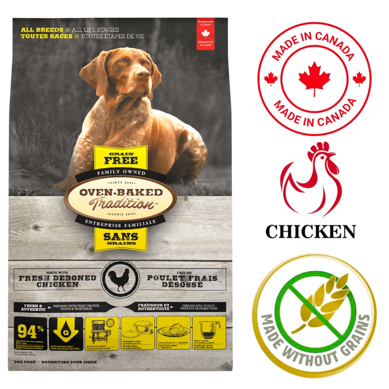 Oven-Baked Tradition - All Breeds All Life Stages Grain Free Chicken Dry Dog Food - 25 lb