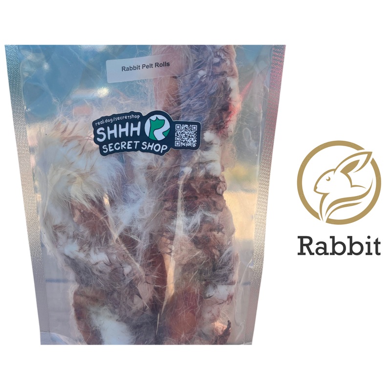 Real Dog Box - Secretshop Rabbit Pelts Dog Treats