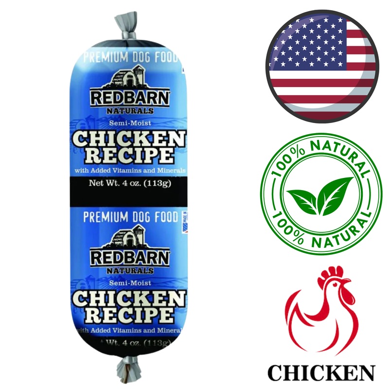RedBarn - Chicken Roll Dog Food - 4 Oz