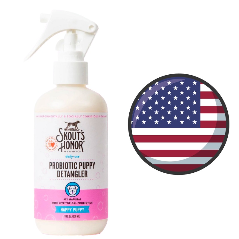 Skout's Honour - Happy Puppy Probiotic Detangler Lilac & Linen - 8 Oz