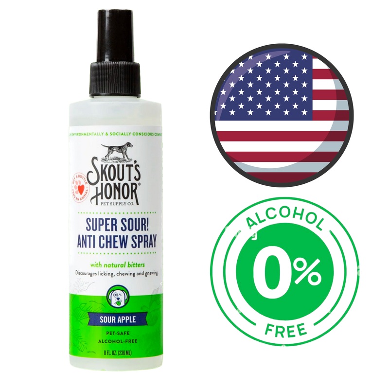 Skout's Honour - Super Sour Anti-Chew Spray - 8 Oz