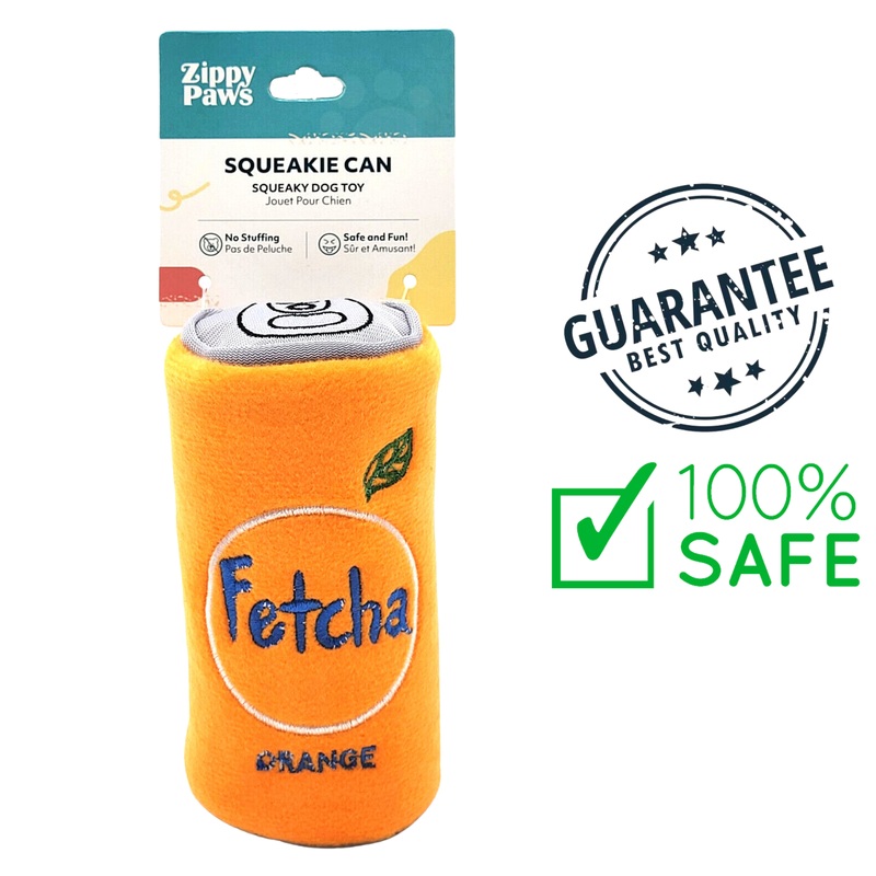 ZippyPaws - Squeakie Can Fetcha Dog Toy