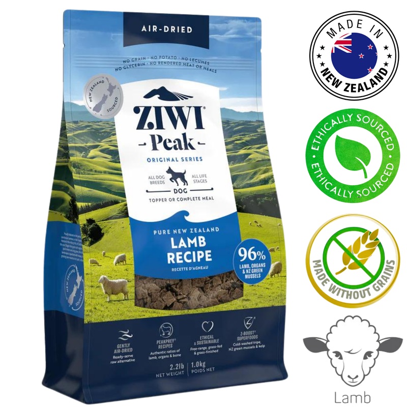ZIWI - Lamb Air Dried Dog Food - 1 Kg