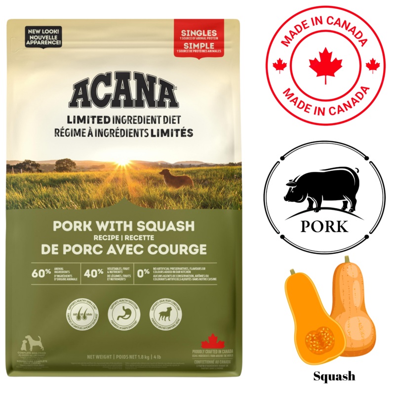 Acana - Limited Ingredient Pork & Squash Dry Dog Food