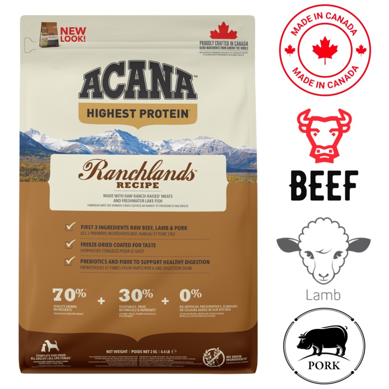 Acana - Ranchlands Adult Dry Dog Food