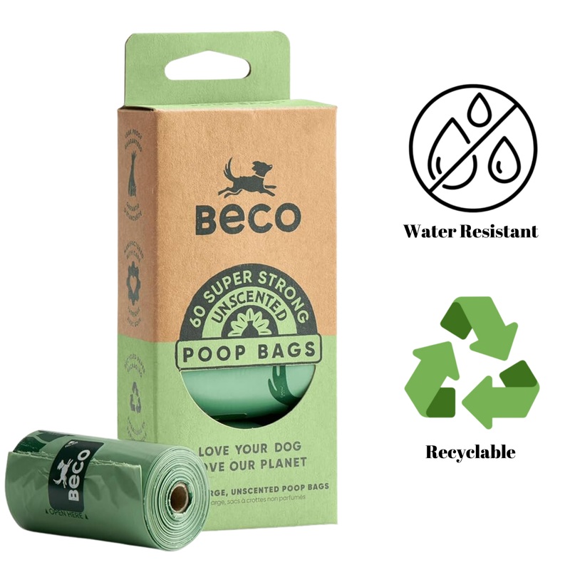 Beco - Unscented Poop Travel Bags - 60 Pack