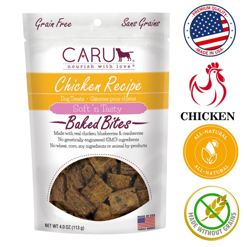 Caru - Chicken Bites For Dogs - 4 Oz