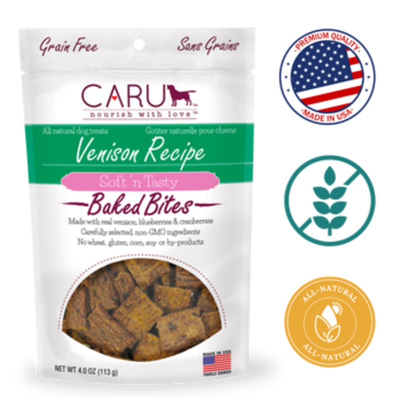 Caru - Venison Bites for Dogs - 3.75 Oz