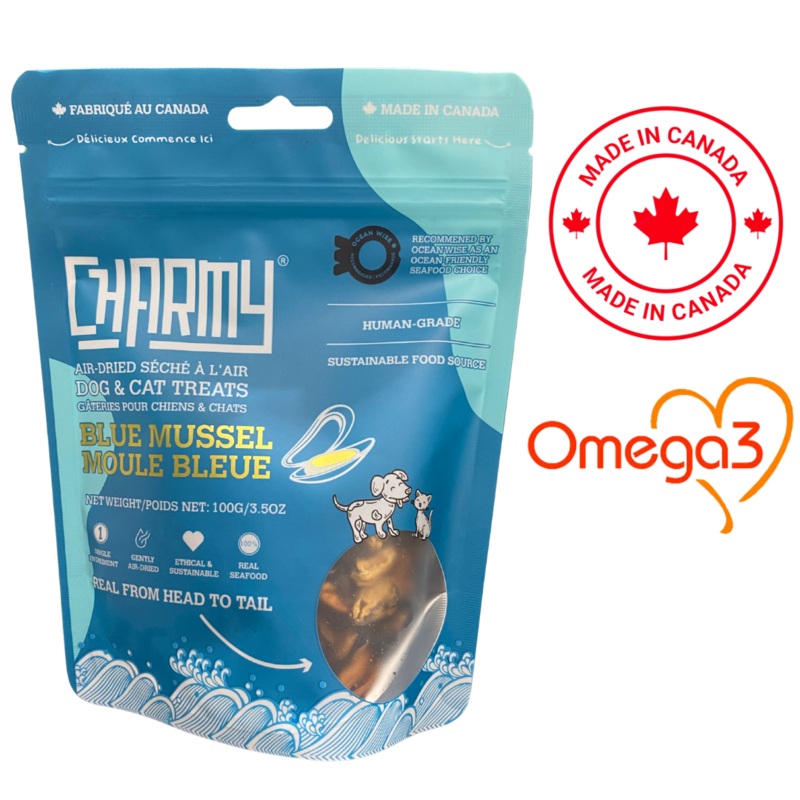 Charmy - Air-Dried Blue Mussels - 100 Grams