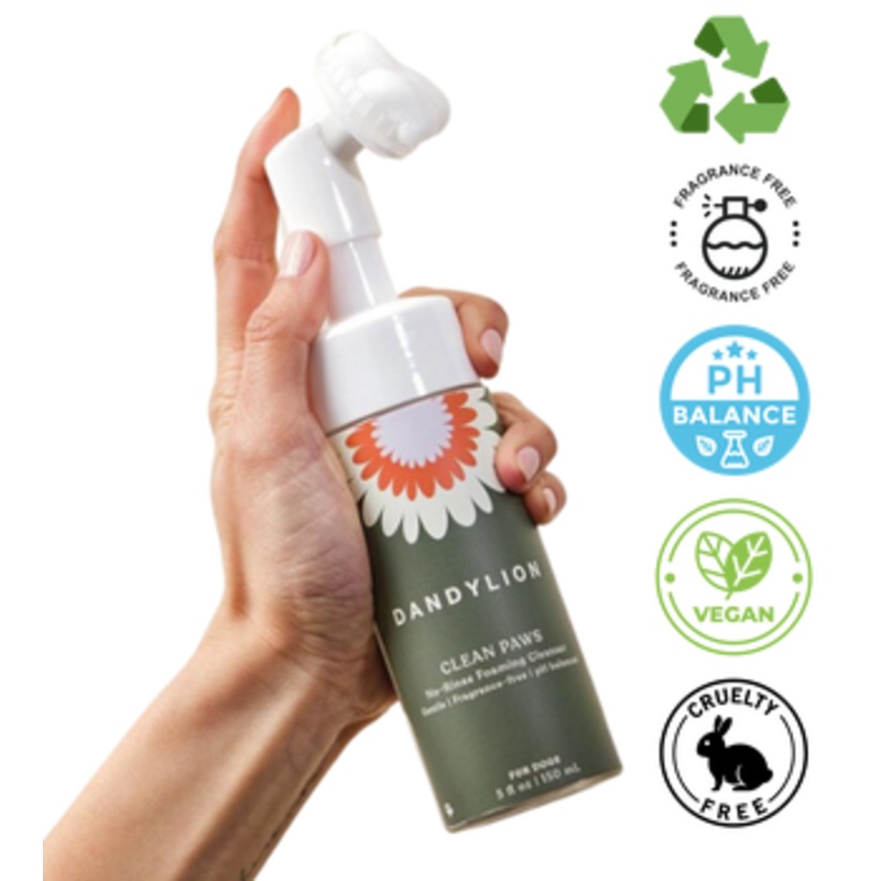 Dandylion - Clean Paws No-Rinse Foaming Cleanser - 150 mL