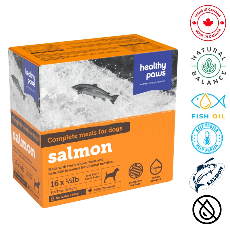 Healthy Paws - Canine Complete Dinner Salmon - 0.5 lb