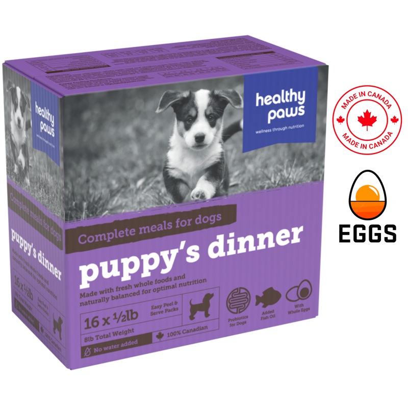 Healthy Paws - Canine Complete Puppy Dinner - 0.5 lb