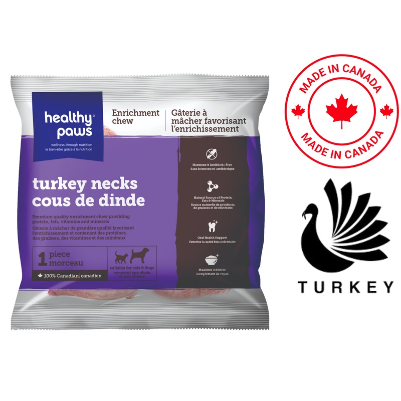Healthy Paws - Turkey Neck Dog Treats