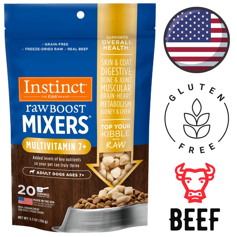 Instinct Raw - Boost Mixers Multivitamin Topper 7+ Senior Dog