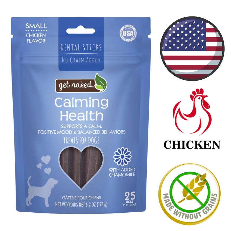 NPIC - Get Naked Dog Dental Sticks Calming Health Small - 6.2 Oz