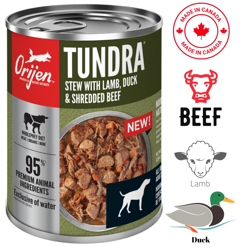 Orijen - Tundra Stew Canned Dog Food - 12.8 Oz