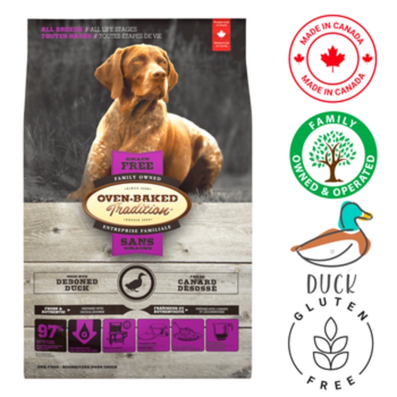 Oven-Baked Tradition - All Breeds All Life Stages Grain Free Duck Dry Dog Food - 5 lb, 25 lb