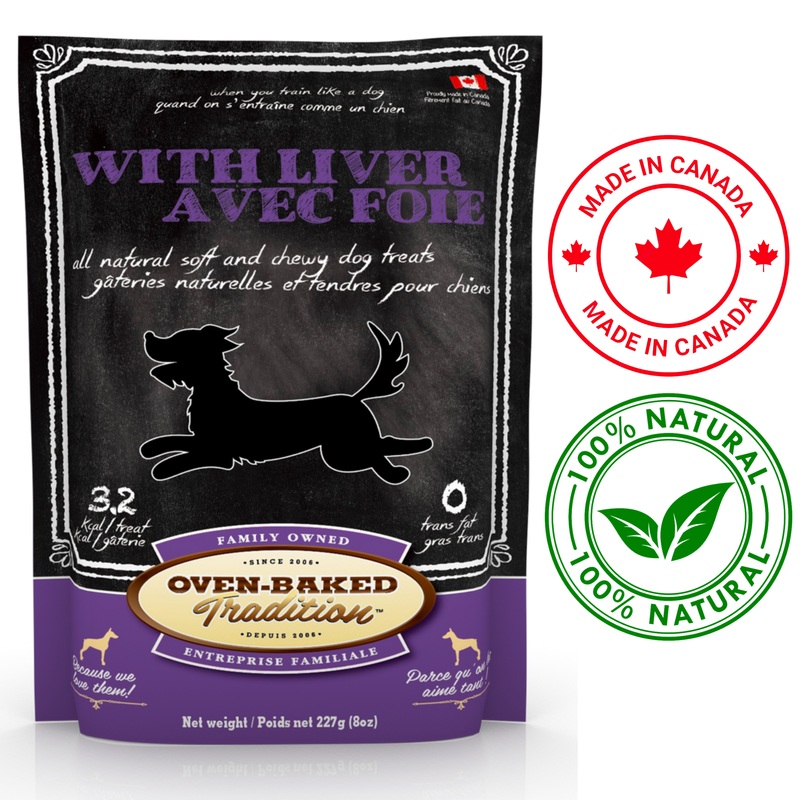 Oven-Baked Tradition - Soft And Chewy Liver Dog Treats - 8 Oz