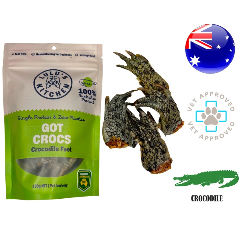 Rover Pet Products - Got Crocs Healthy Chews Dog Treats - 100 Grams