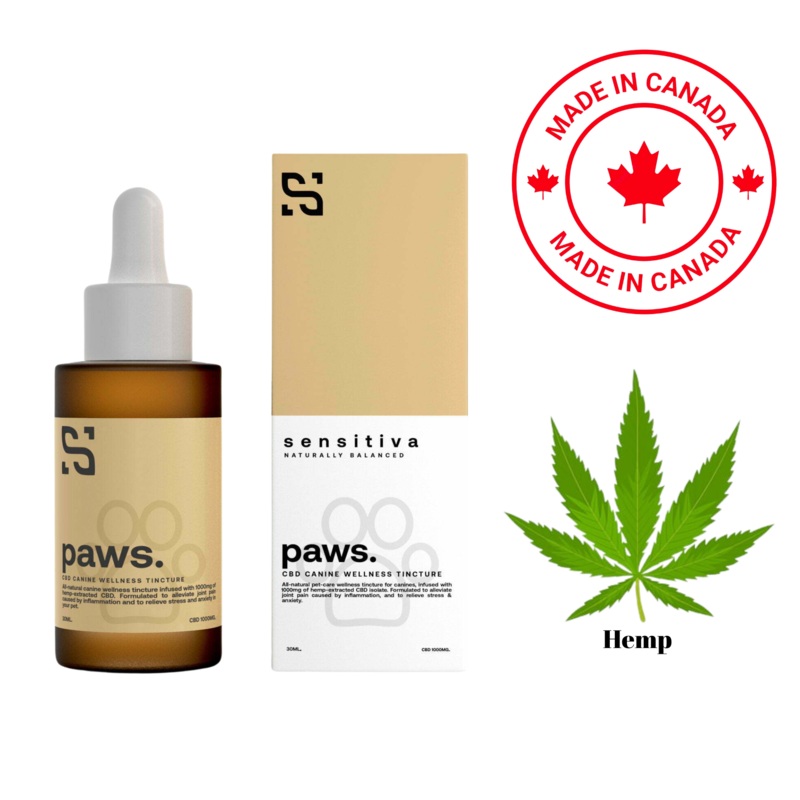Sensitiva Paws - Pet CBD Oil Tincture - 1000 mg