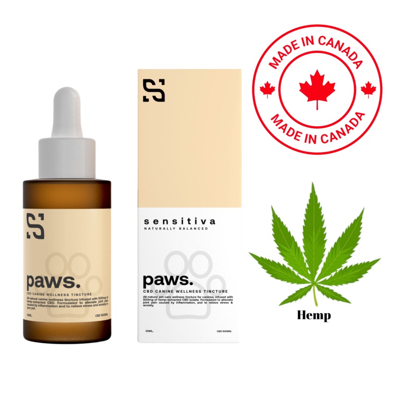 Sensitiva Paws - Pet CBD Oil Tincture - 500 mg