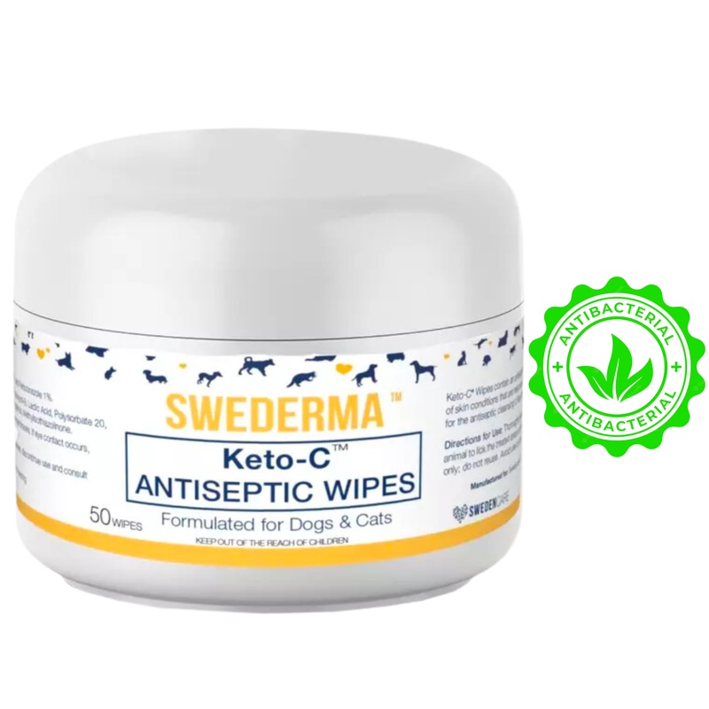 SWEDERMA - Therapeutic KETO-C Wipes - 50 Pack