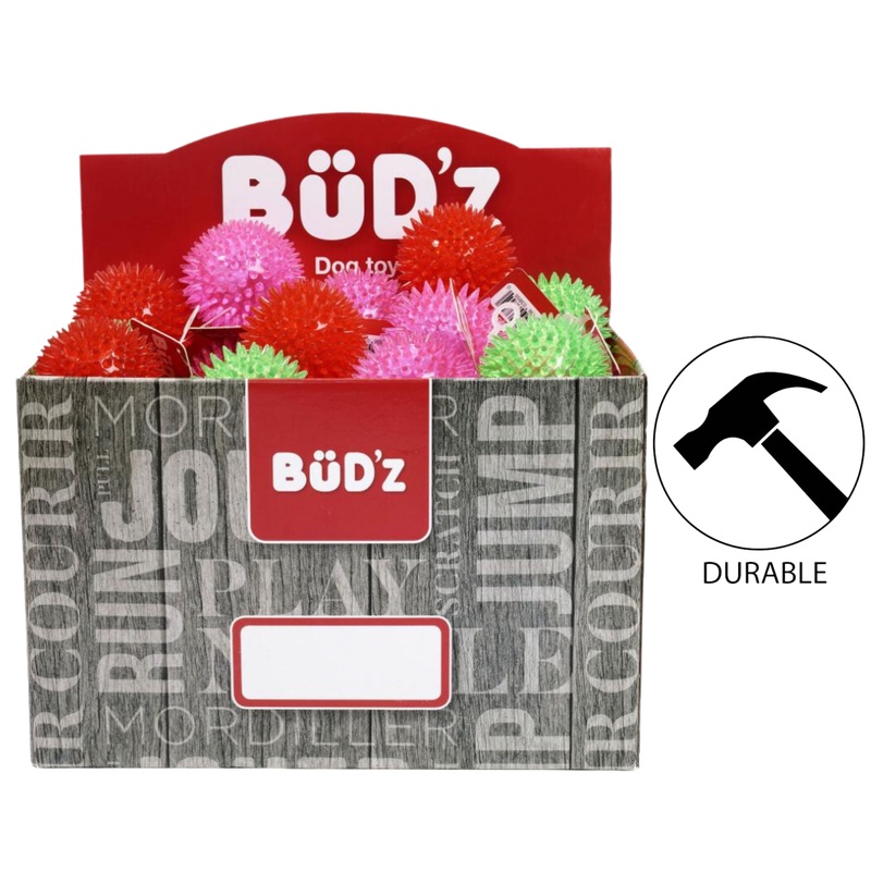 BuD'z - Plain Rubber Balls With Spikes