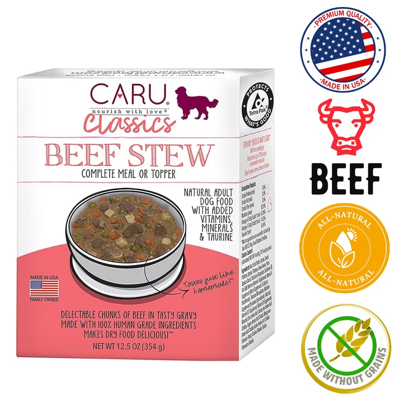 Caru - Classic Stews for Dogs Real Beef Stew - 12.5 Oz