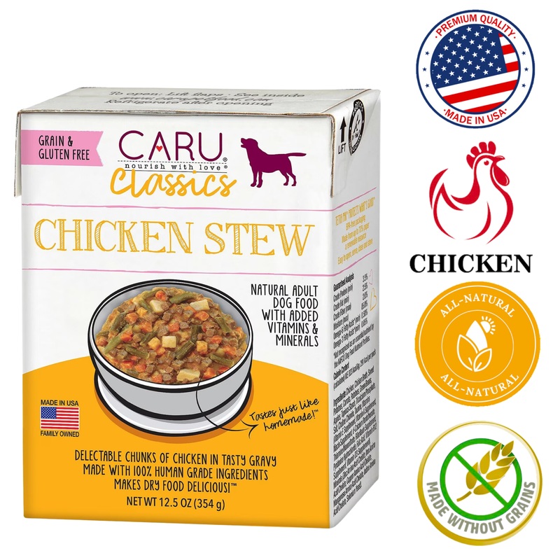 Caru - Classic Stews For Dogs Real Chicken Stew - 12.5 Oz