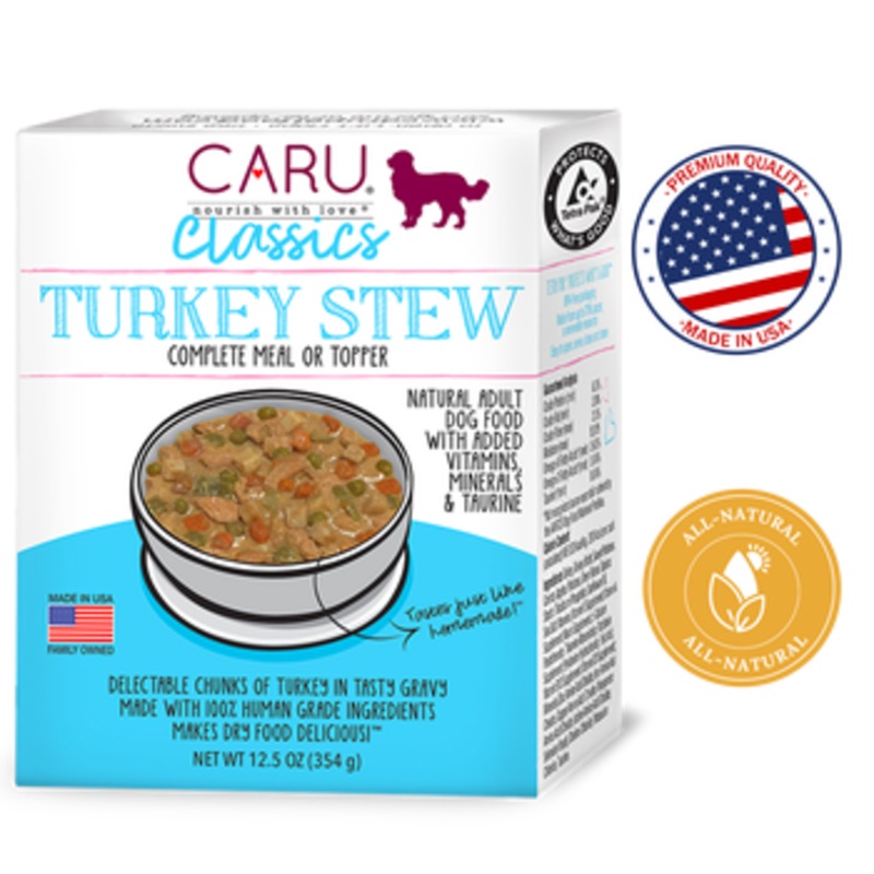 Caru - Classic Stews for Dogs Real Turkey Stew - 12.5 Oz