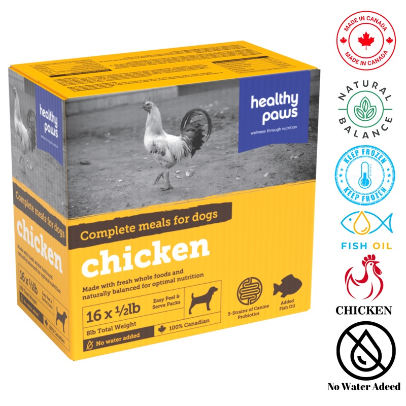 Healthy Paws - Canine Complete Dinner Chicken - 0.5 lb
