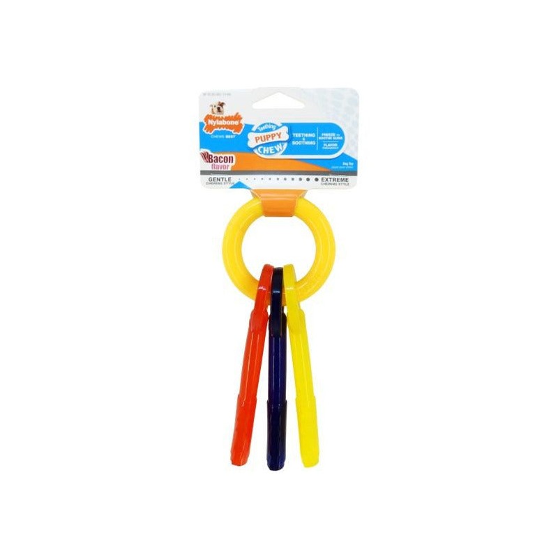 Nylabone Puppy Teething Keys Dog Toy