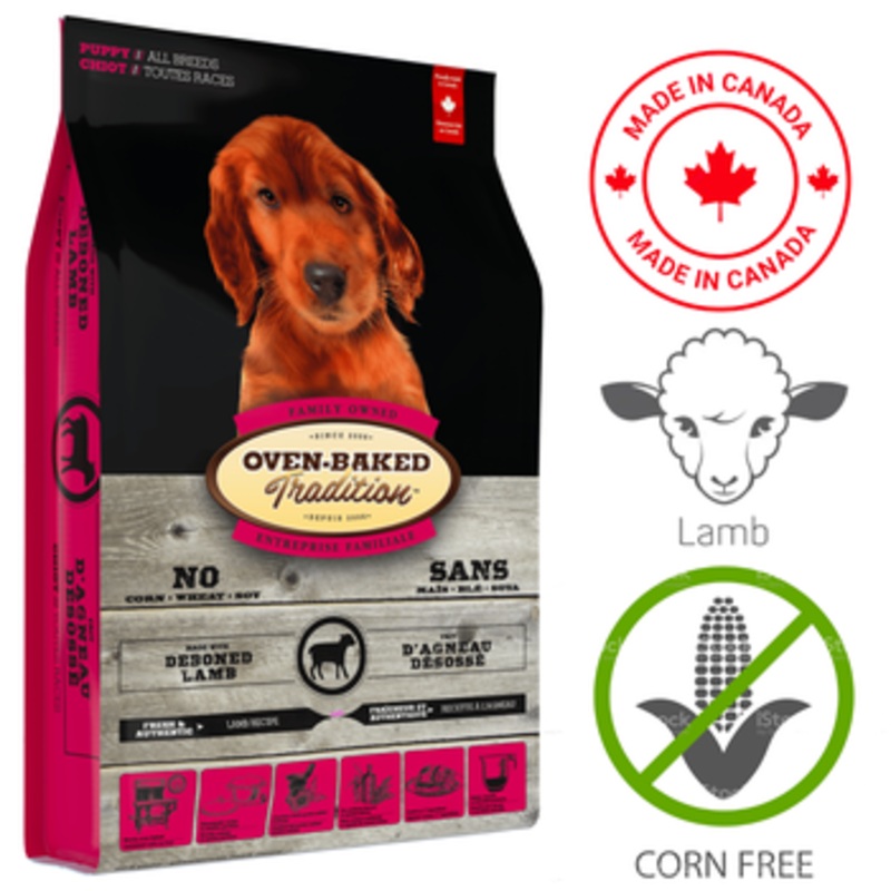 Oven-Baked Tradition - All Breed Puppy Lamb Dry Dog Food - 5 lb, 23 lb