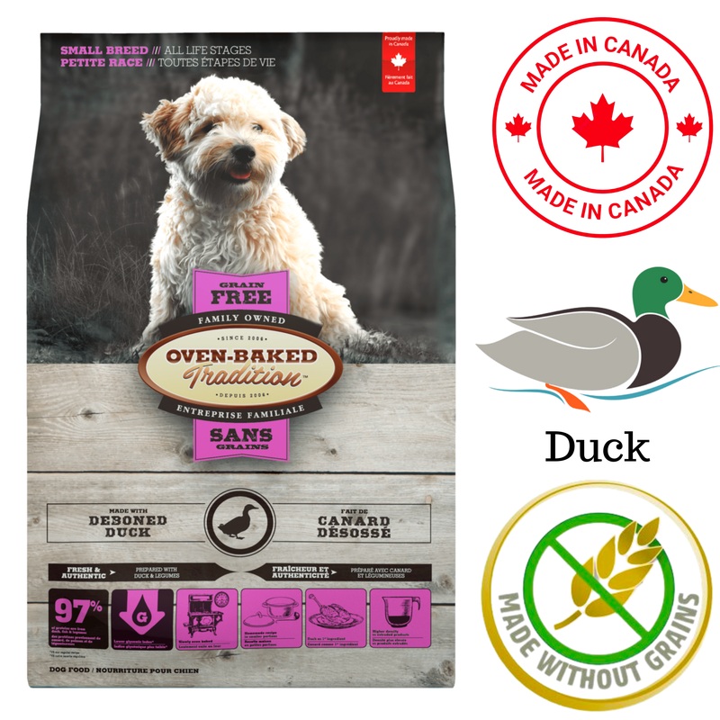 Oven-Baked Tradition - Small Breed All Life Stages Duck Dry Dog Food - 5 lb