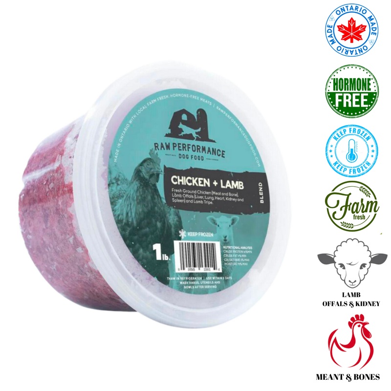 Raw Performance - Chicken & Lamb Raw Dog Food