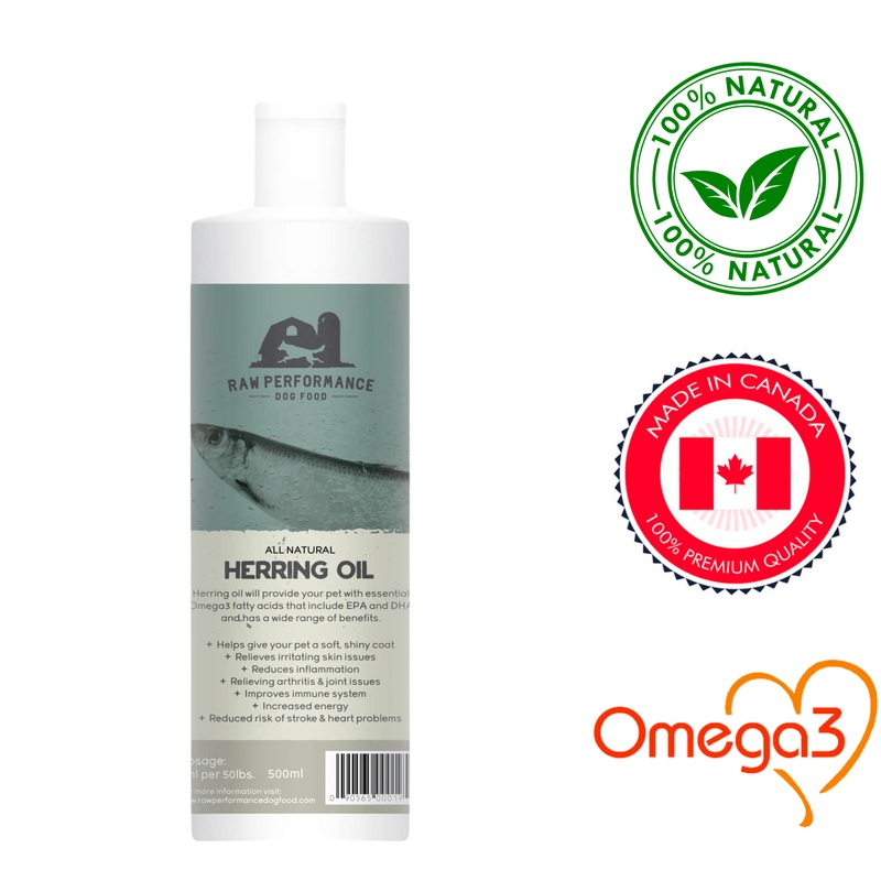 Raw Performance - Herring Oil Dog - 500 mL