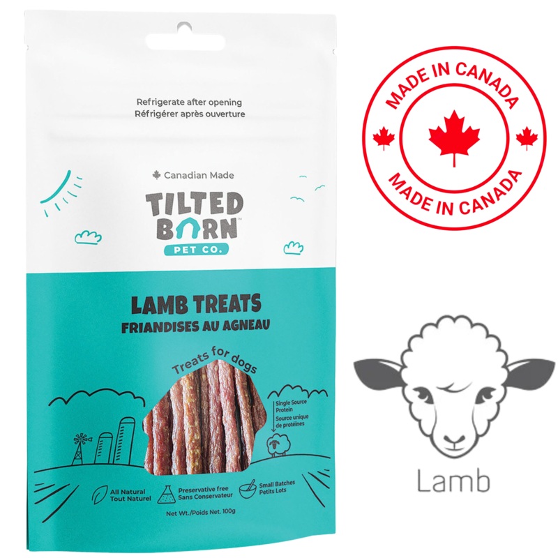 Tilted Barn - Canadian Lamb Dog Treats - 100 Grams